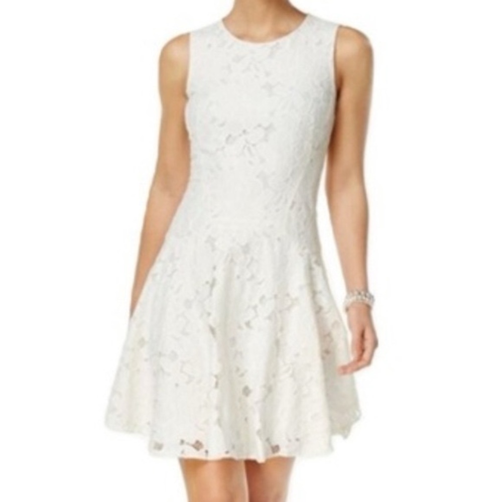 Tommy Hilfiger Floral‎ Lace Fit and Flare Dress in size 8